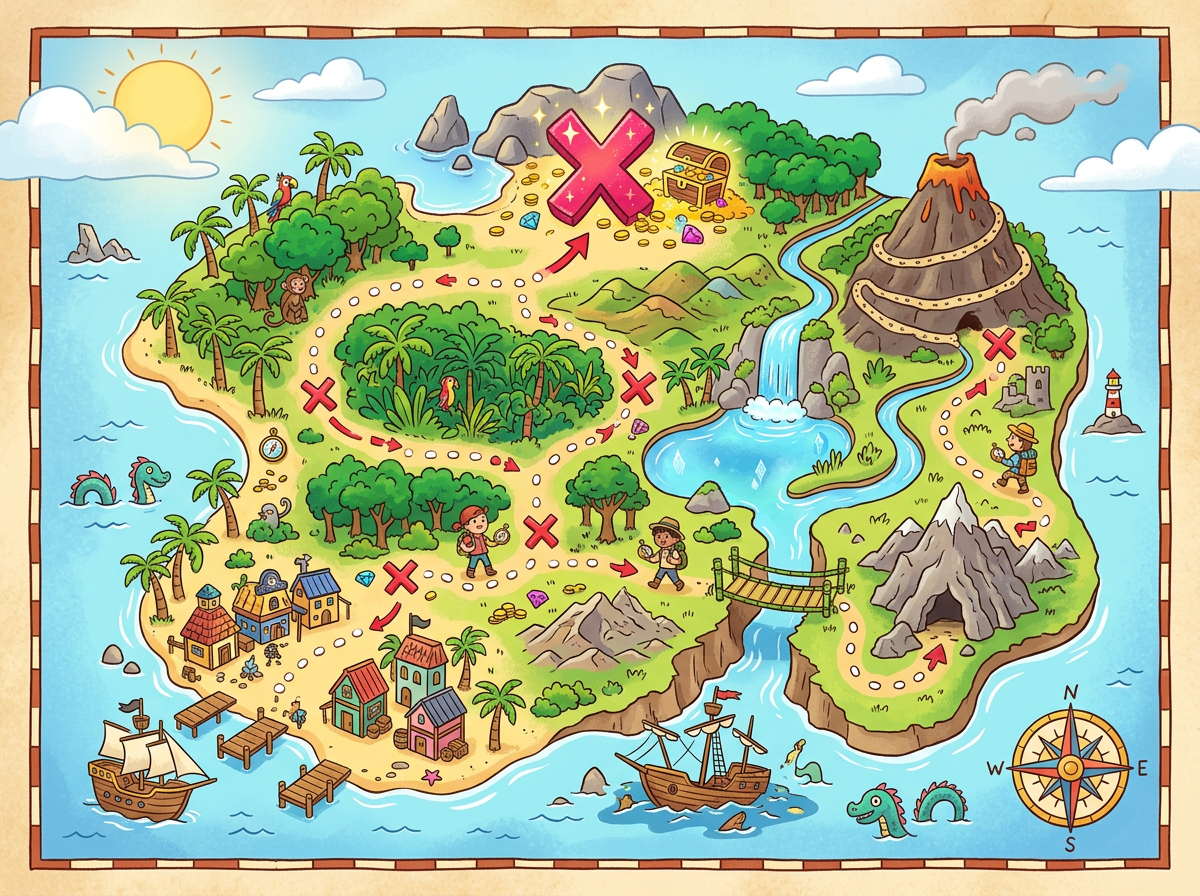 Treasure Path – Free virtual adventure challenge